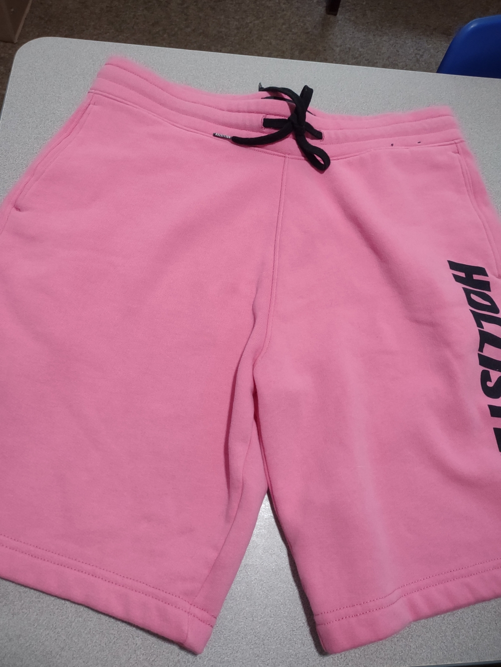 Hollister Sz.M Two-Pack Logo Shorts in Aqua & Pink - Picture 8 of 12
